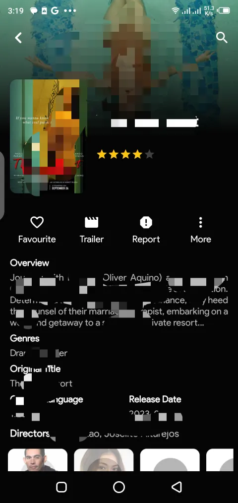 Screenshot of the Stream Flix app on Android