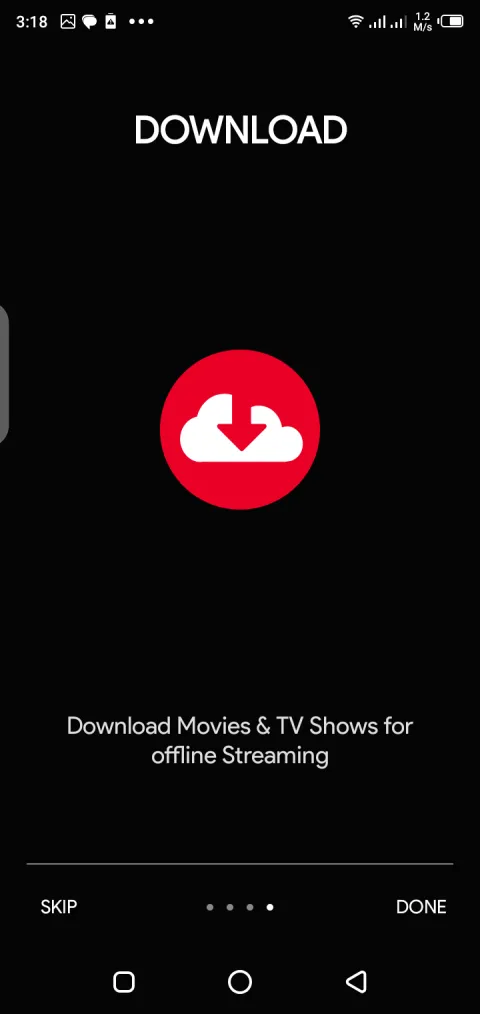 Screenshot of the Stream Flix app on Android